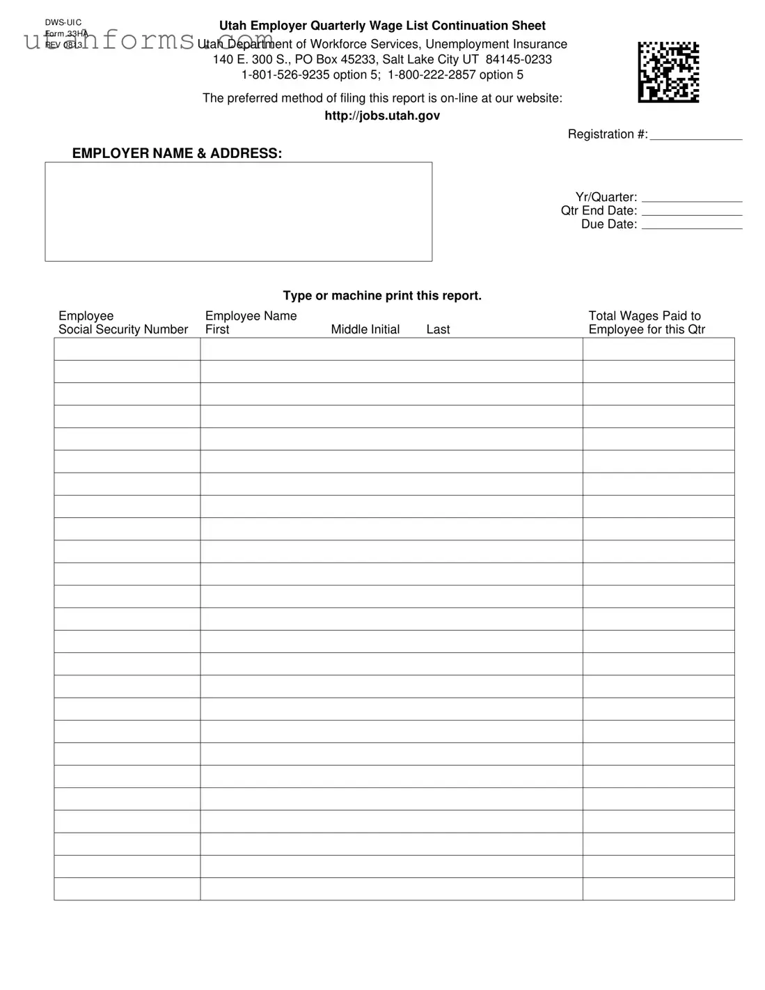 Fill Out Your Jobs Utah Gov Form