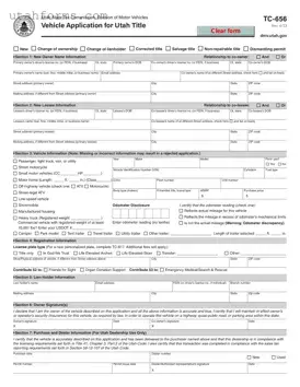 Fill Out Your Utah Dmv Tc 656 Form