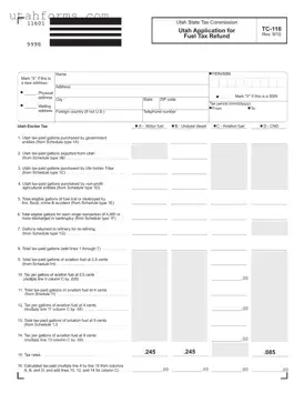 Fill Out Your Utah Tc 116 Form