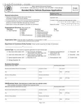 Fill Out Your Utah Tc 301 Form