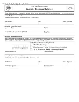 Fill Out Your Utah Tc 891 Form
